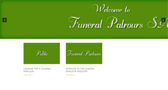 Desktop Screenshot of funeralparlourssa.co.za
